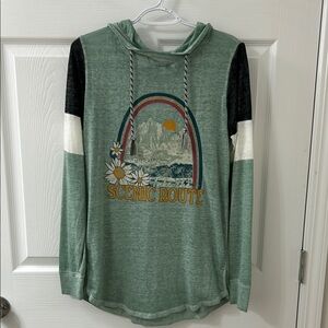 Maurices mint green hoodie